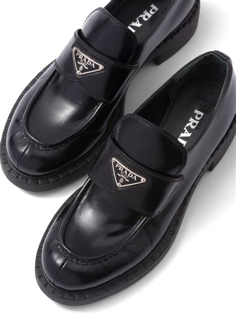 prada womens loafer|chunky loafers von prada.